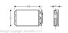 AVA QUALITY COOLING VO6042 Heat Exchanger, interior heating